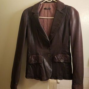 Hugo Boss leather jacket